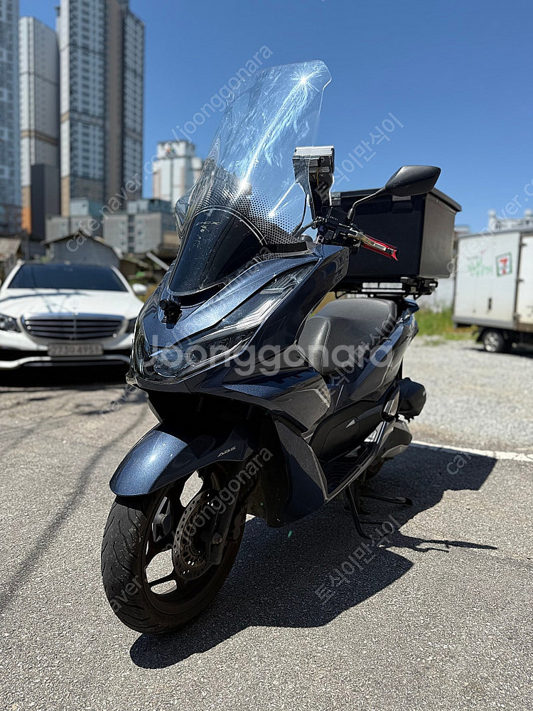 혼다 PCX125 ABS 22년 블루 배달대행 블랙박스--6